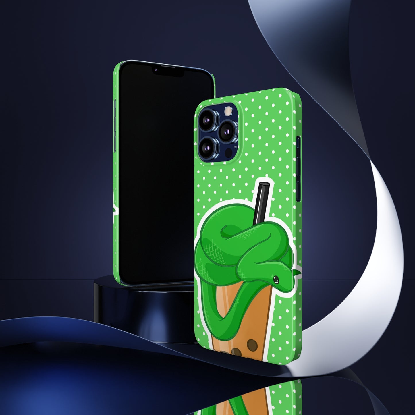 Boa Constrictor x Boba Tea Phone Case