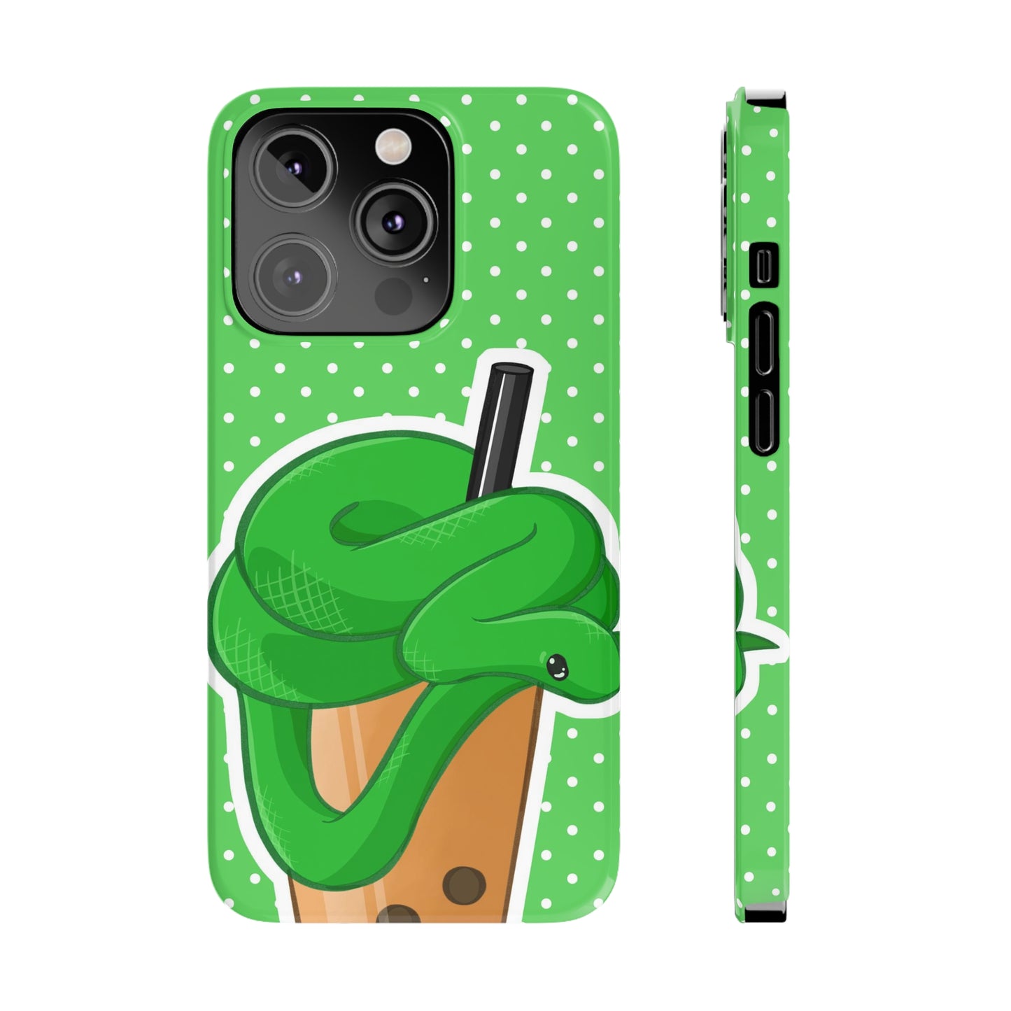 Boa Constrictor x Boba Tea Phone Case