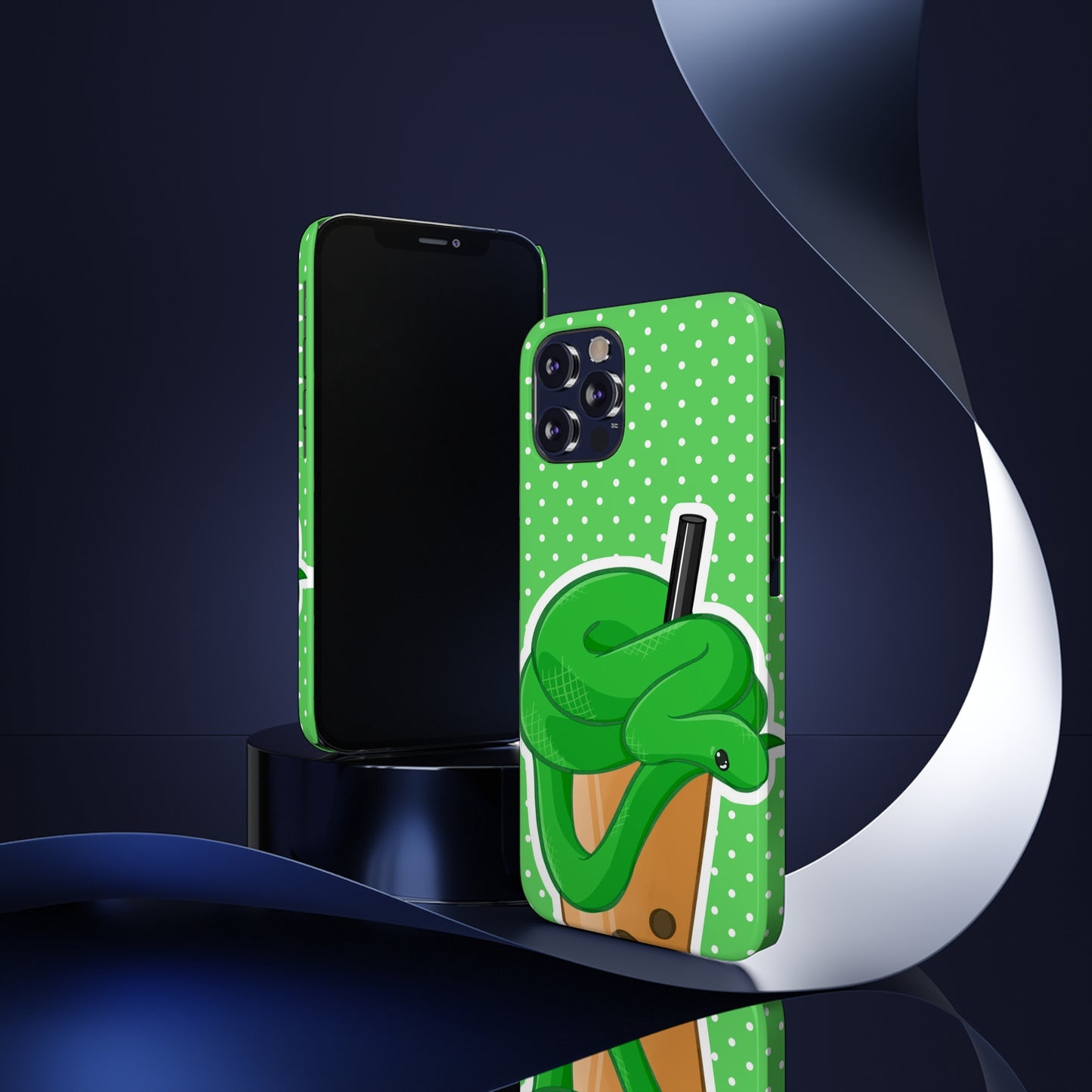 Boa Constrictor x Boba Tea Phone Case
