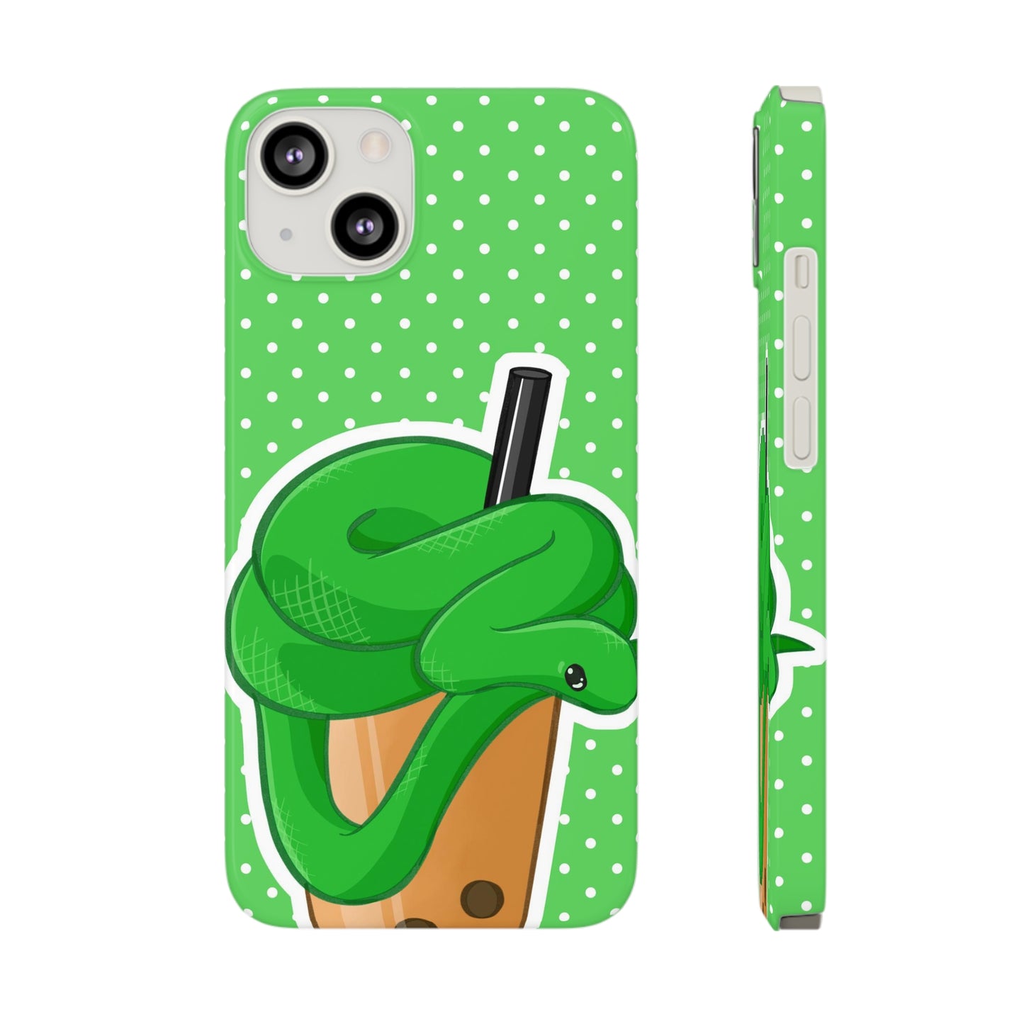 Boa Constrictor x Boba Tea Phone Case
