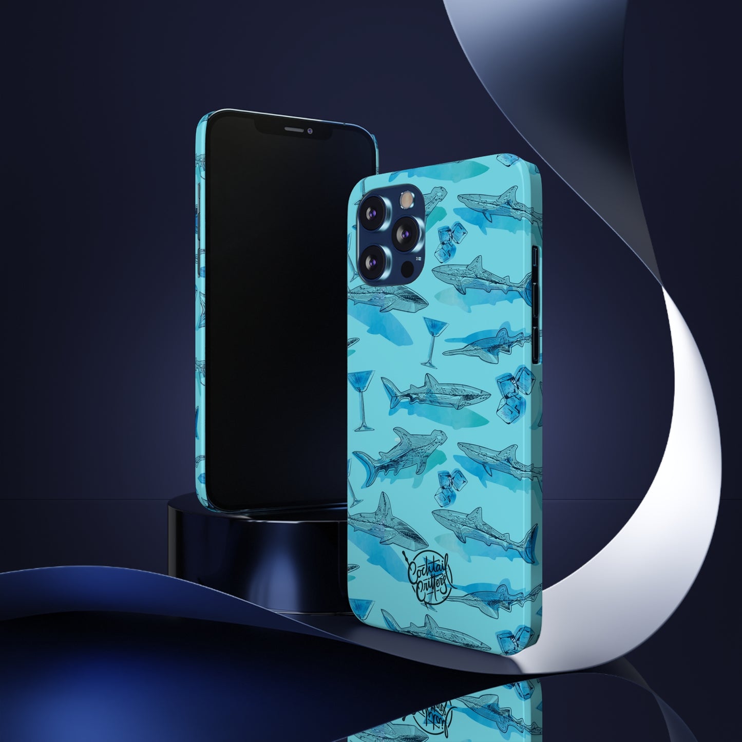 Sharks x Martinis Phone Case
