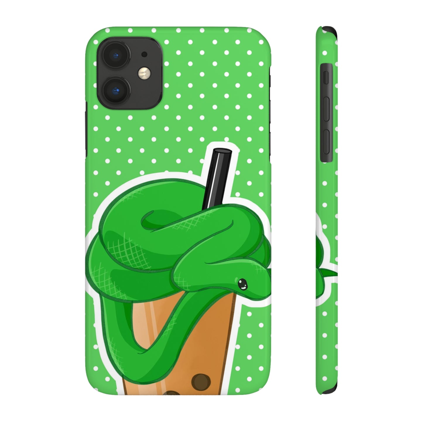 Boa Constrictor x Boba Tea Phone Case