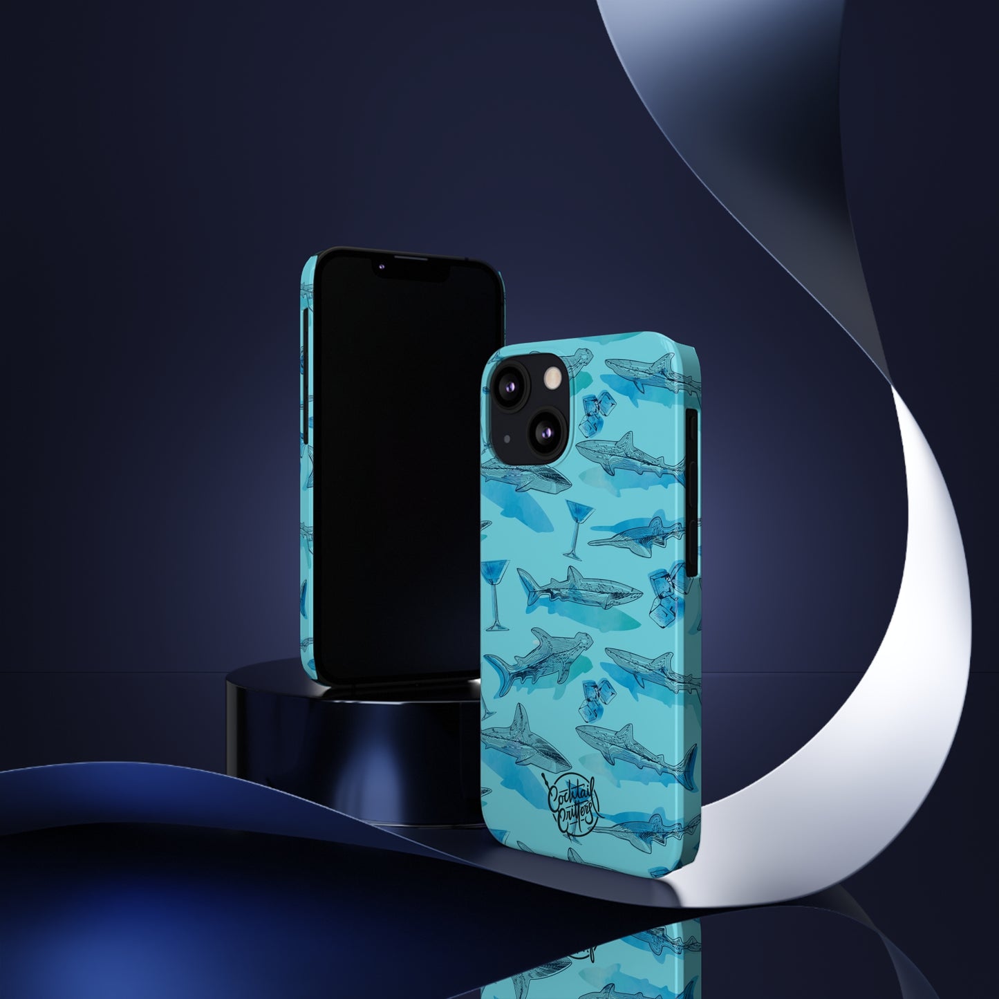 Sharks x Martinis Phone Case