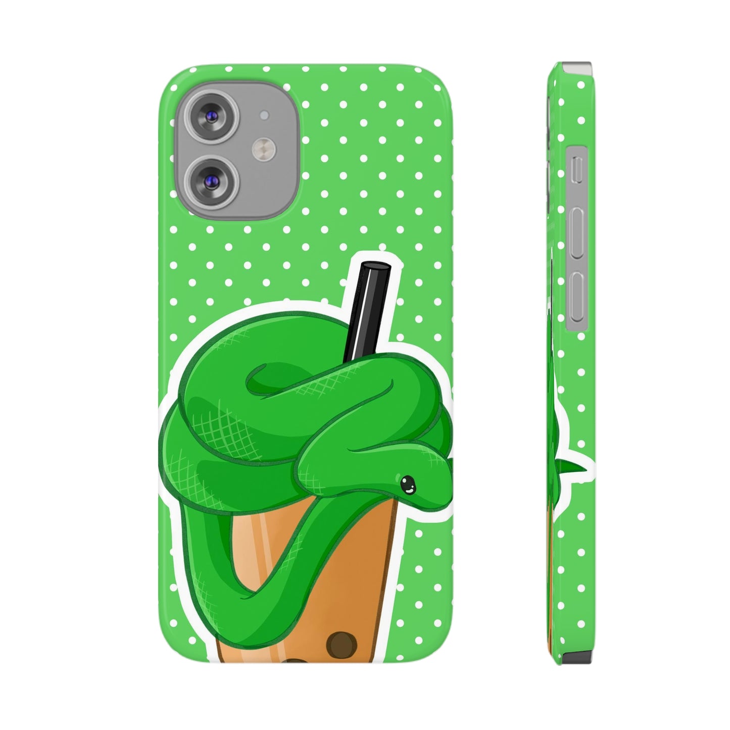 Boa Constrictor x Boba Tea Phone Case