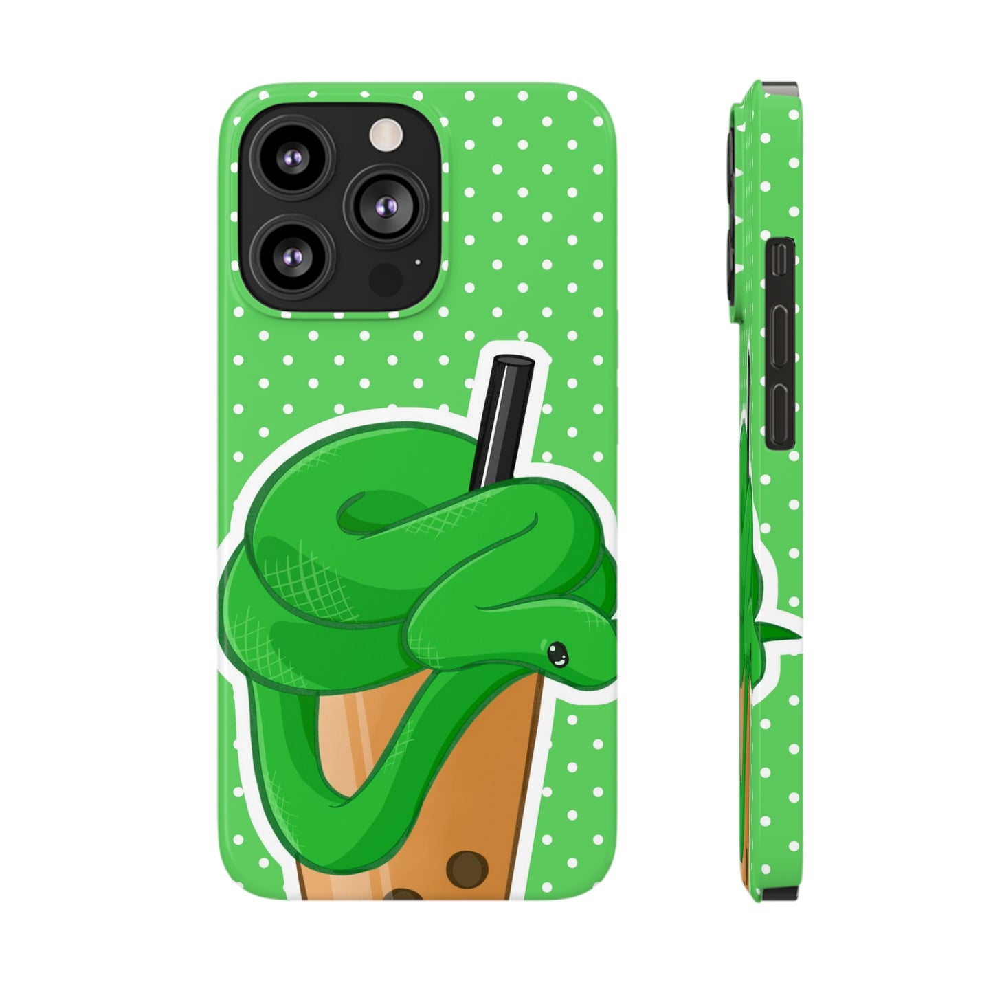 Boa Constrictor x Boba Tea Phone Case