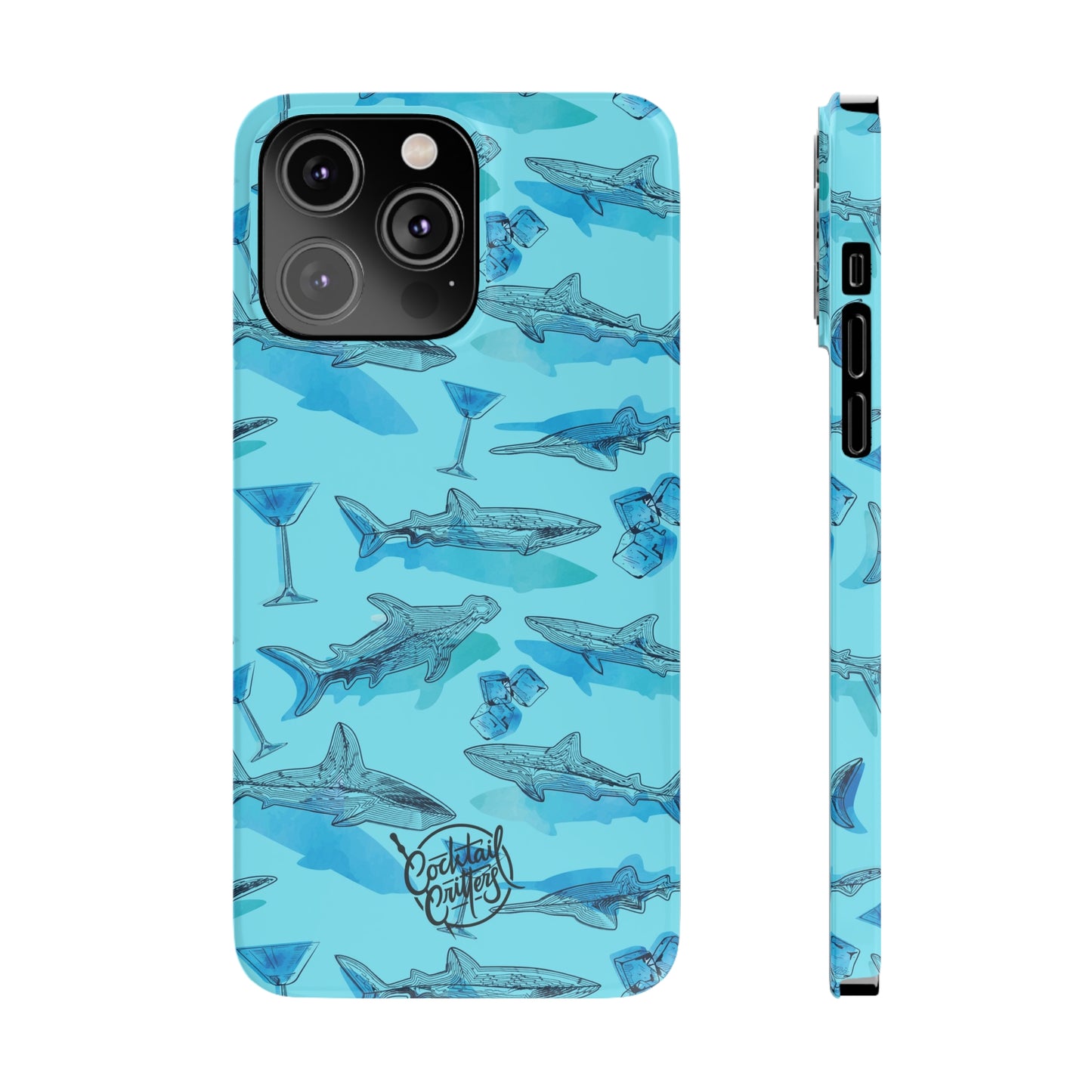 Sharks x Martinis Phone Case