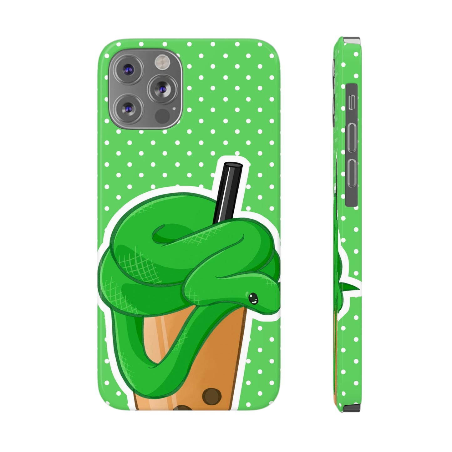 Boa Constrictor x Boba Tea Phone Case