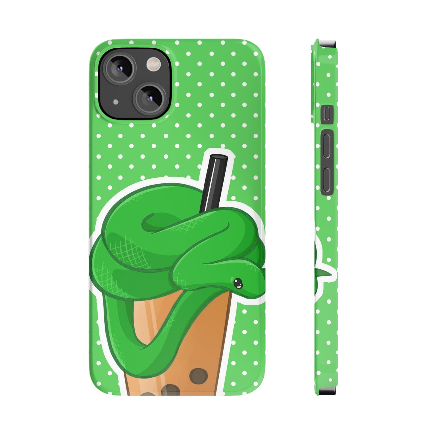 Boa Constrictor x Boba Tea Phone Case