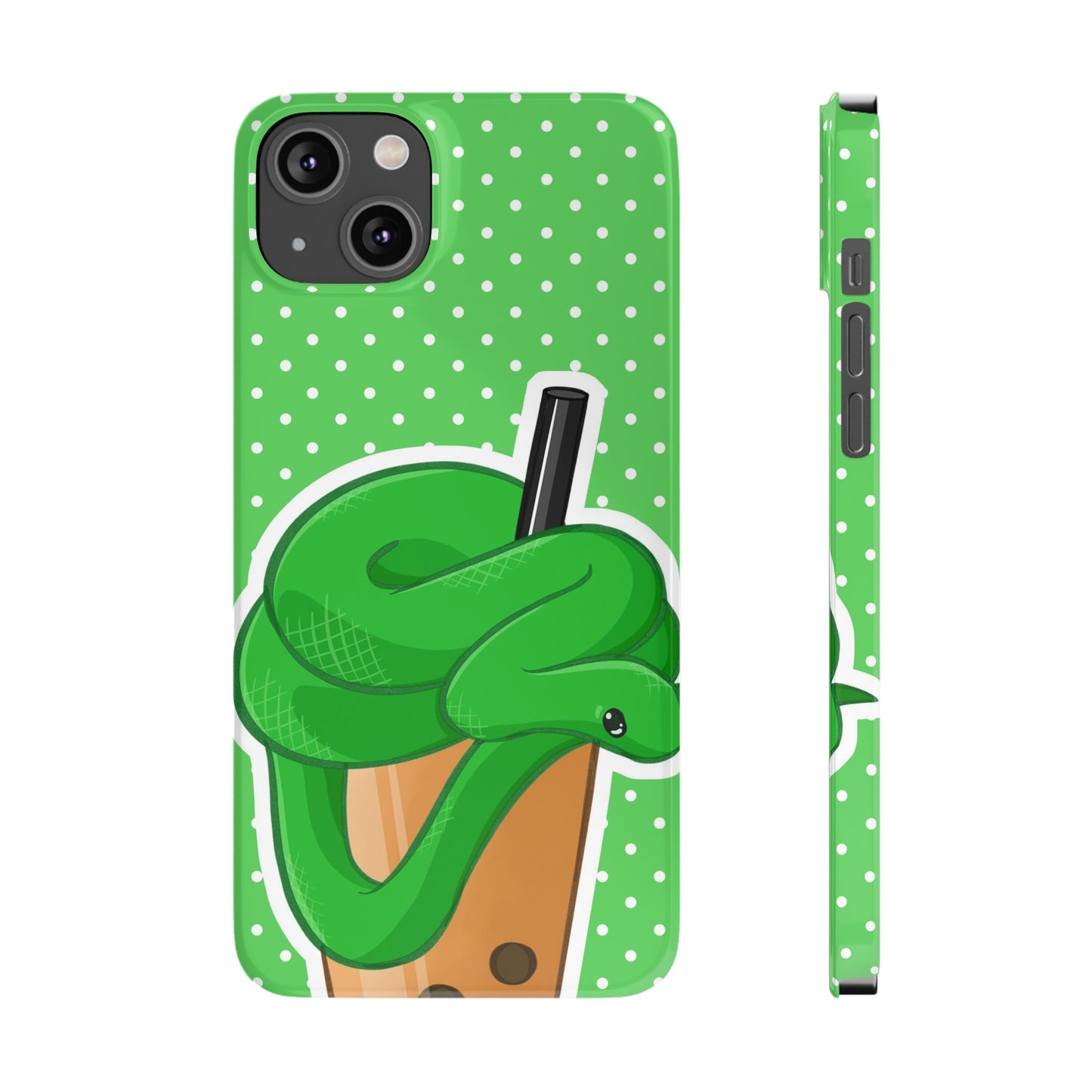 Boa Constrictor x Boba Tea Phone Case