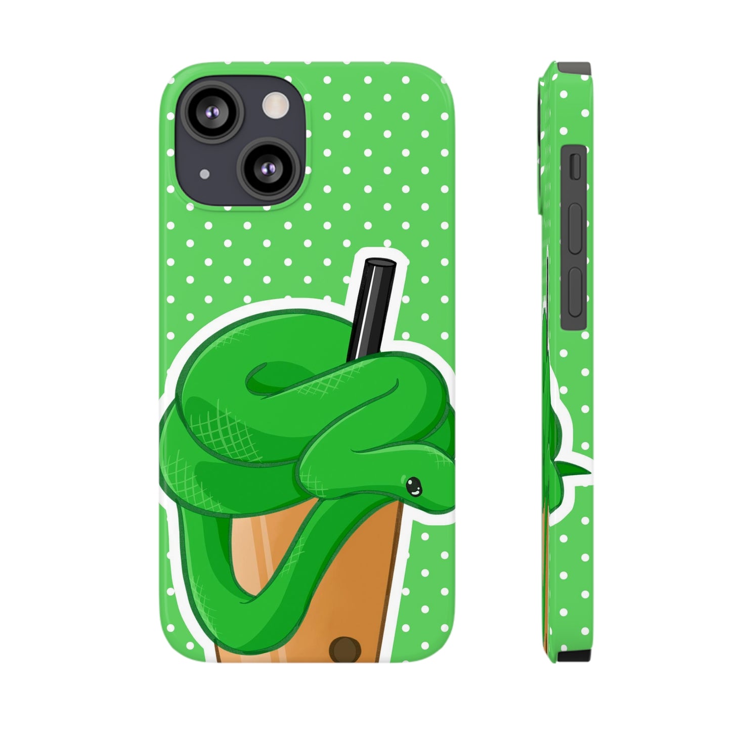 Boa Constrictor x Boba Tea Phone Case