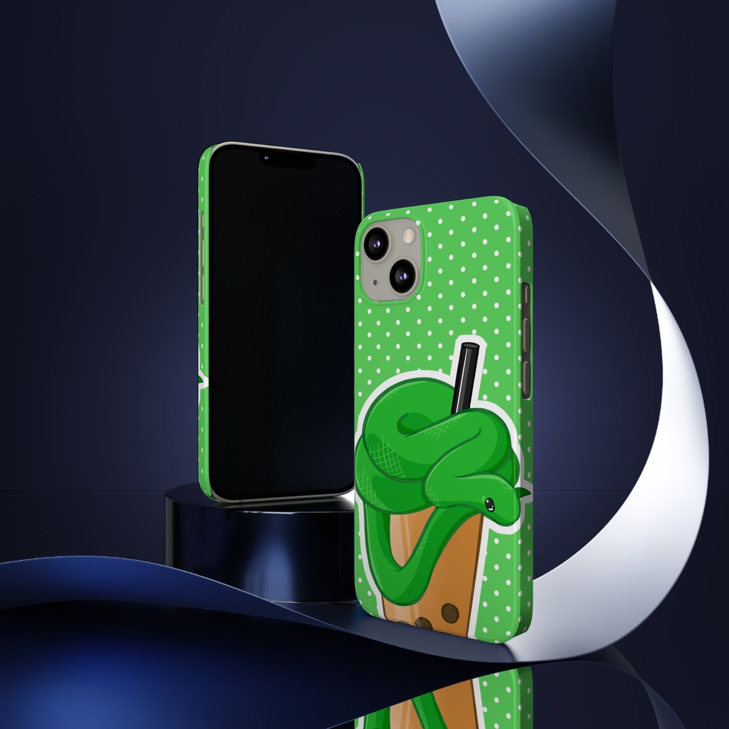 Boa Constrictor x Boba Tea Phone Case