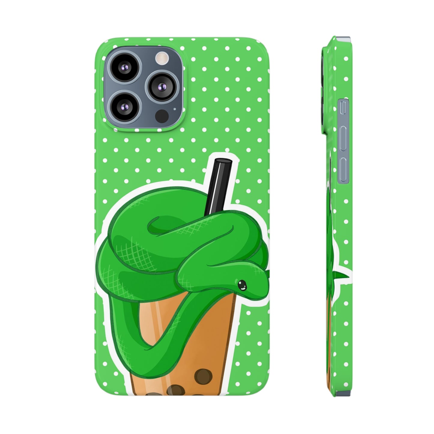 Boa Constrictor x Boba Tea Phone Case