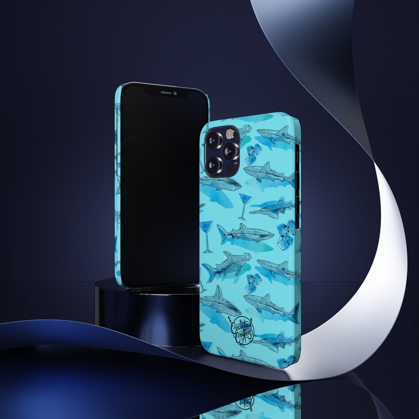 Sharks x Martinis Phone Case