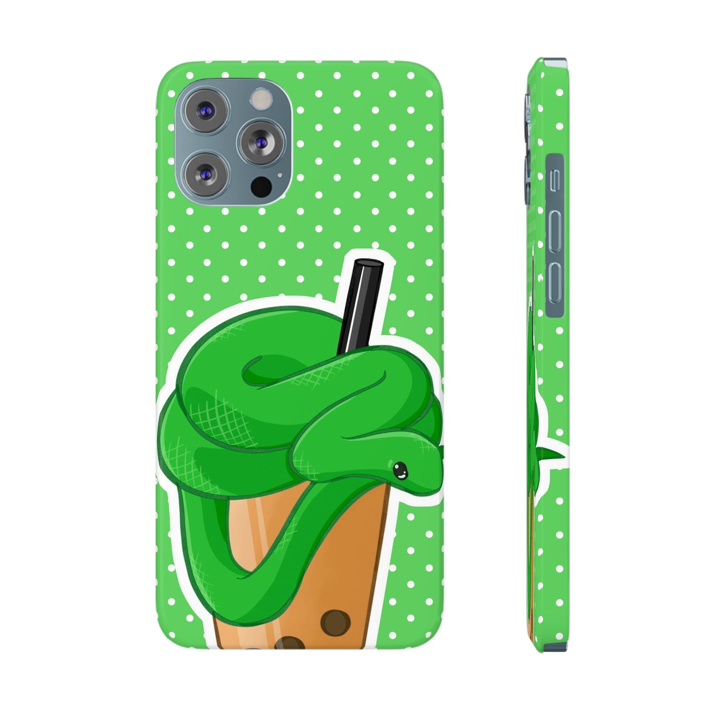 Boa Constrictor x Boba Tea Phone Case