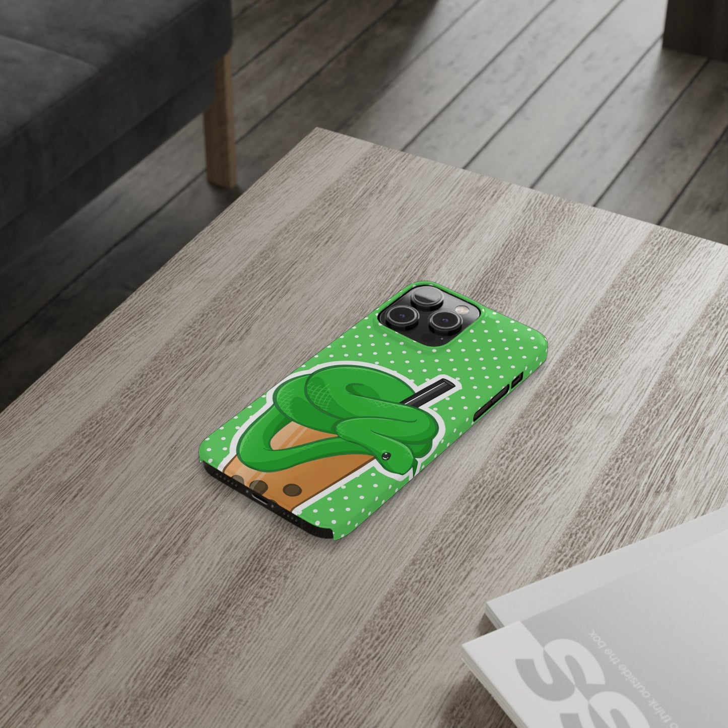 Boa Constrictor x Boba Tea Phone Case