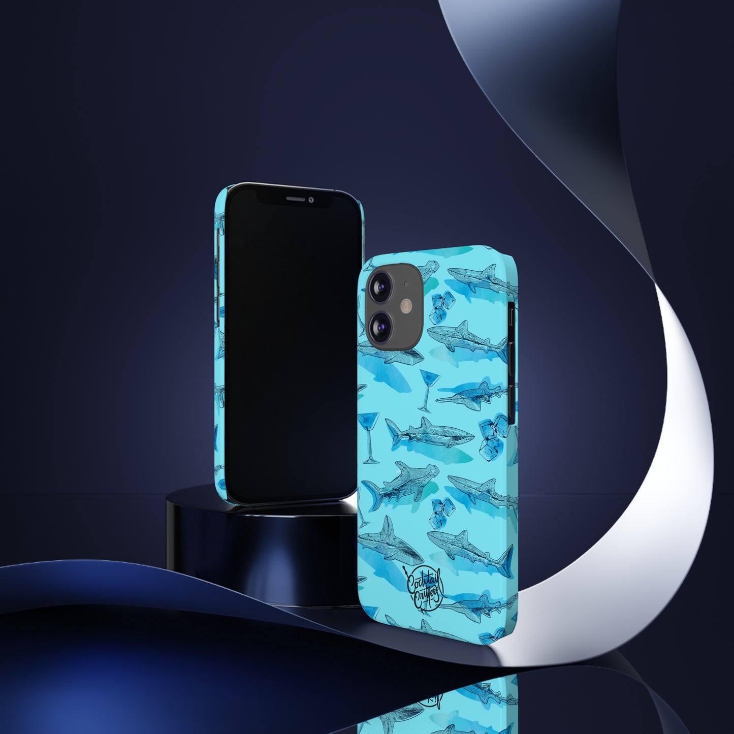 Sharks x Martinis Phone Case