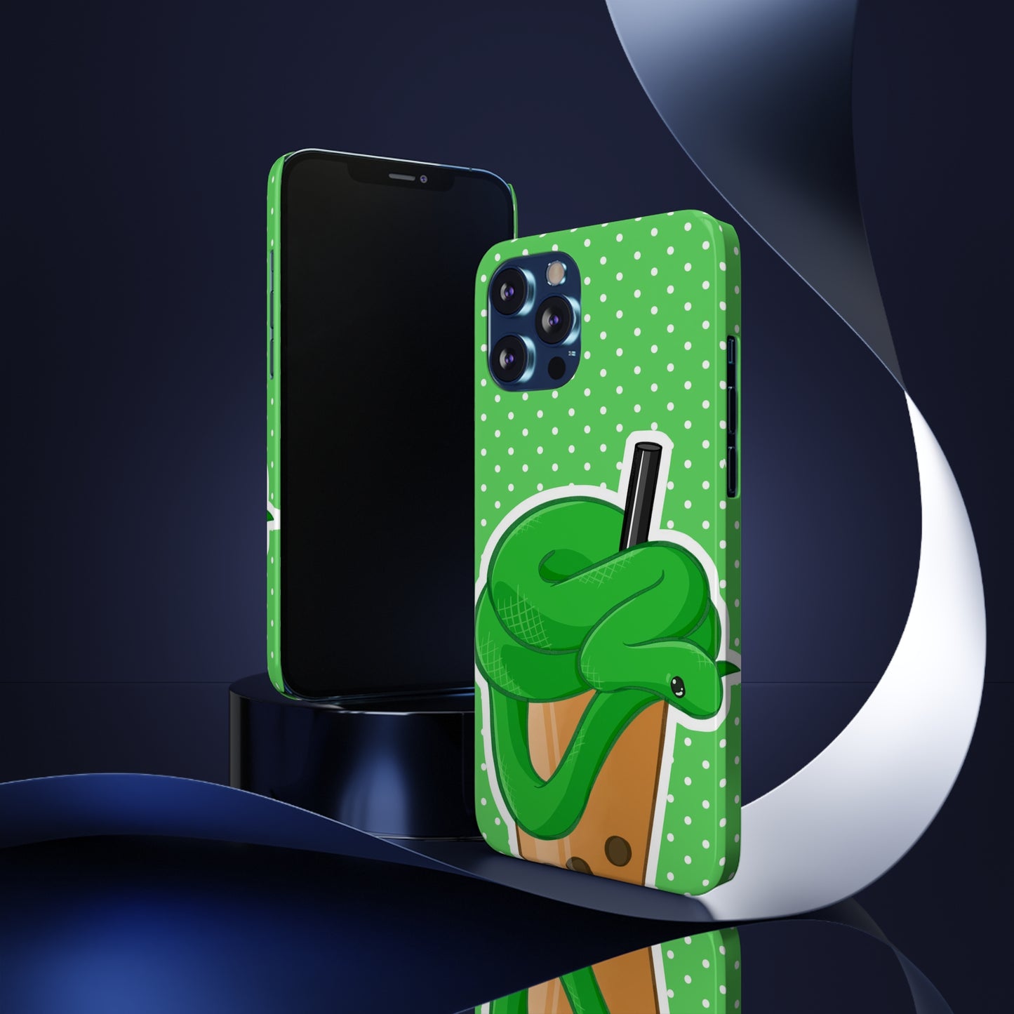 Boa Constrictor x Boba Tea Phone Case
