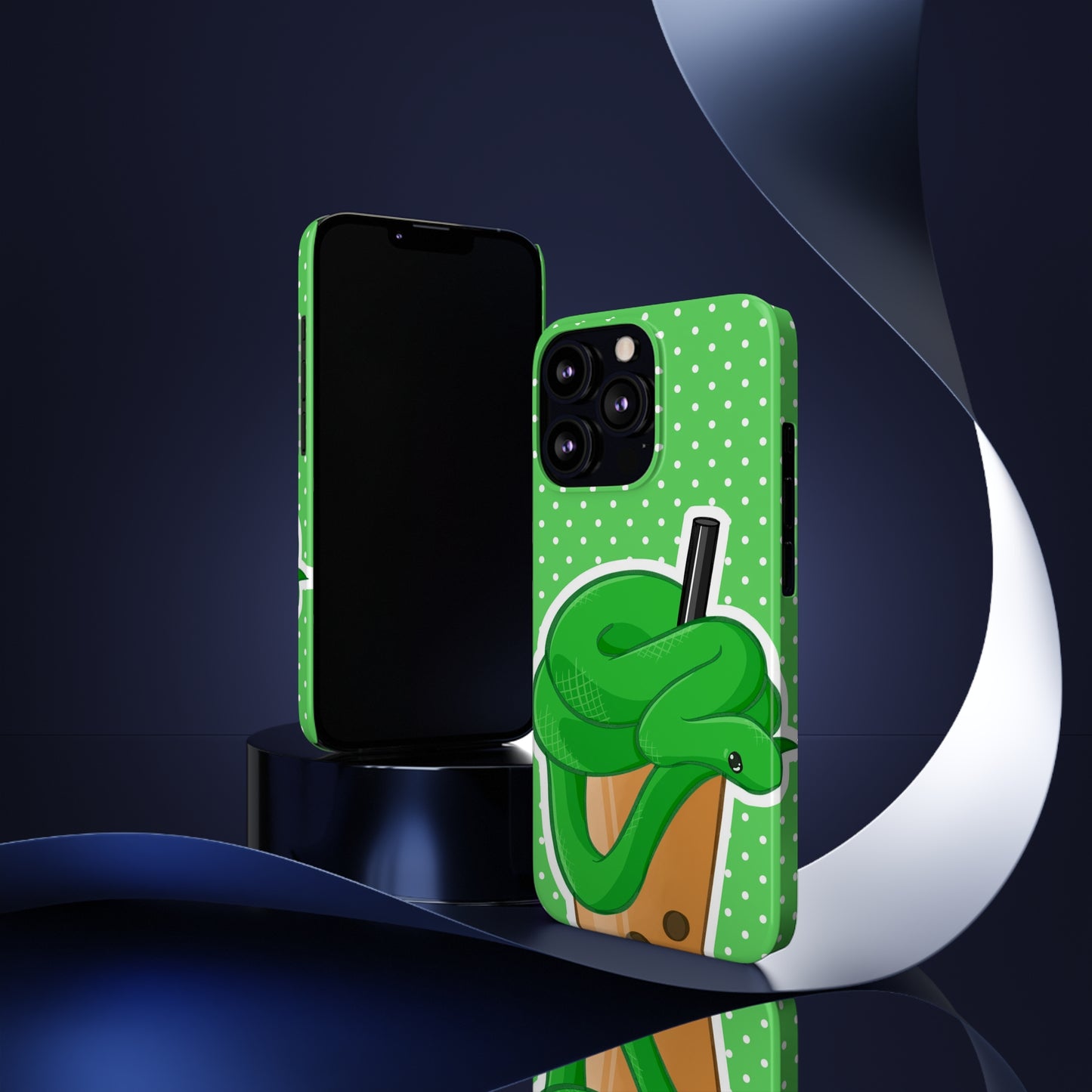 Boa Constrictor x Boba Tea Phone Case