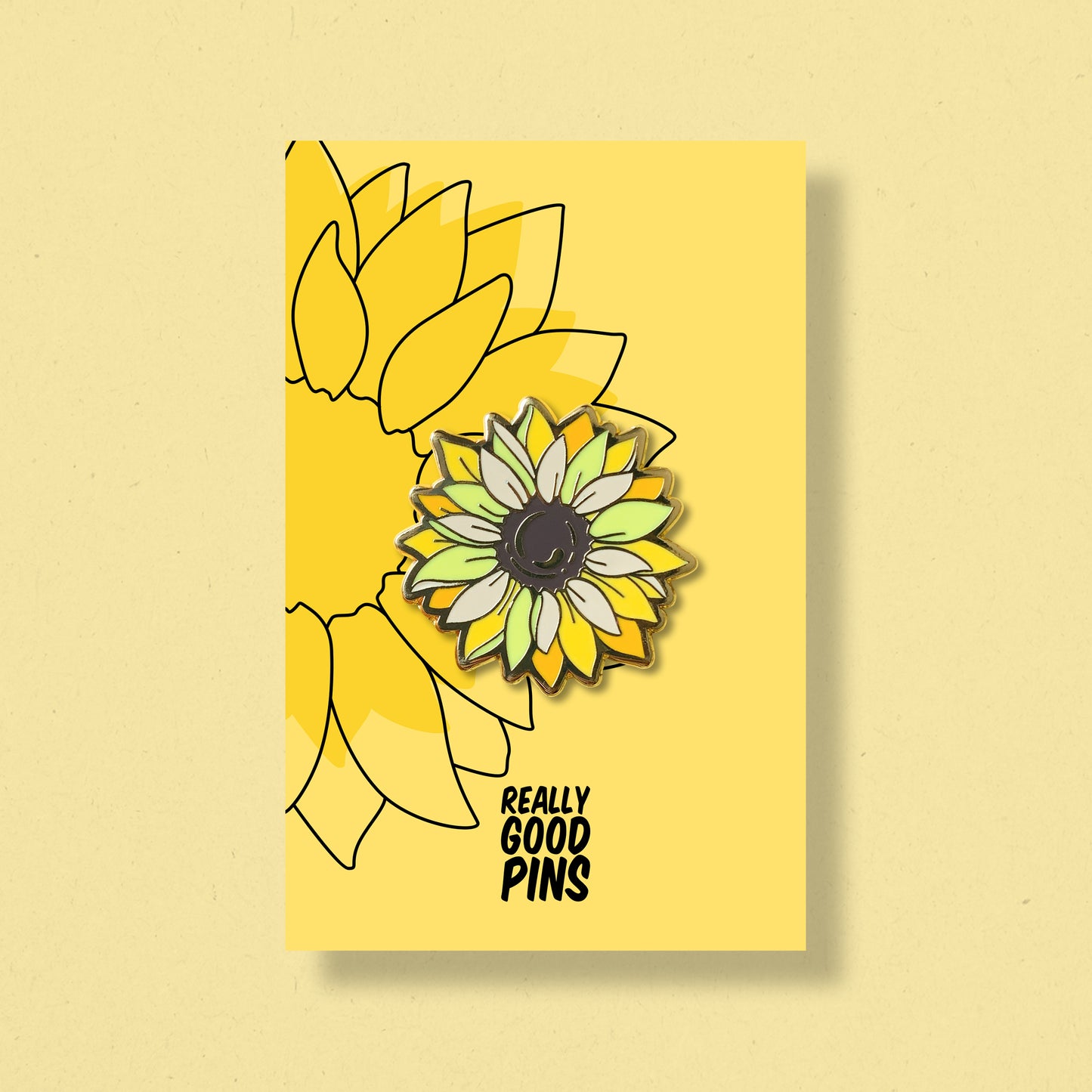 Sunflower Pin