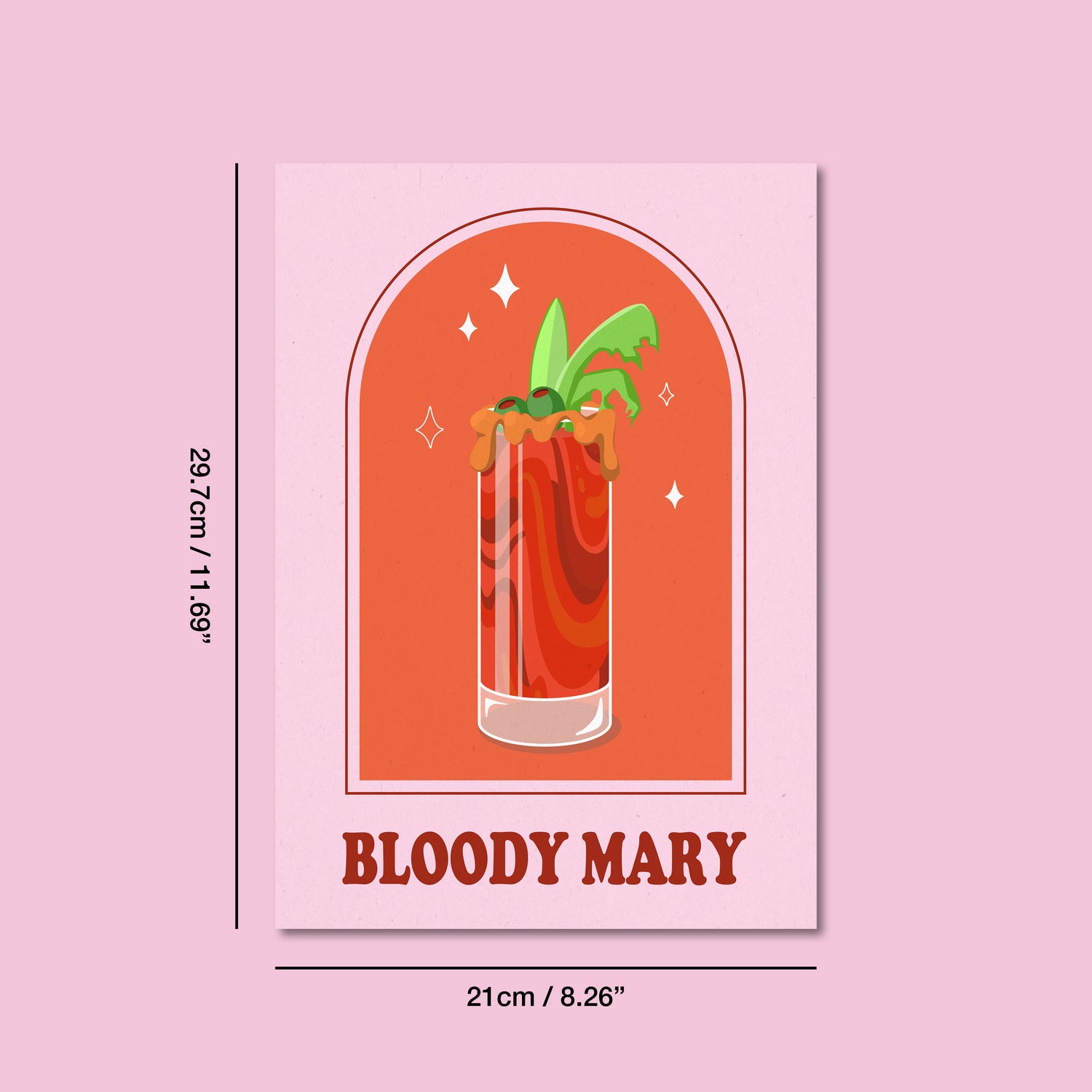 Bloody Mary Art Print by Cocktail Critters