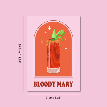 Bloody Mary Art Print by Cocktail Critters