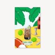 Cuba Libre Cocktail Pin