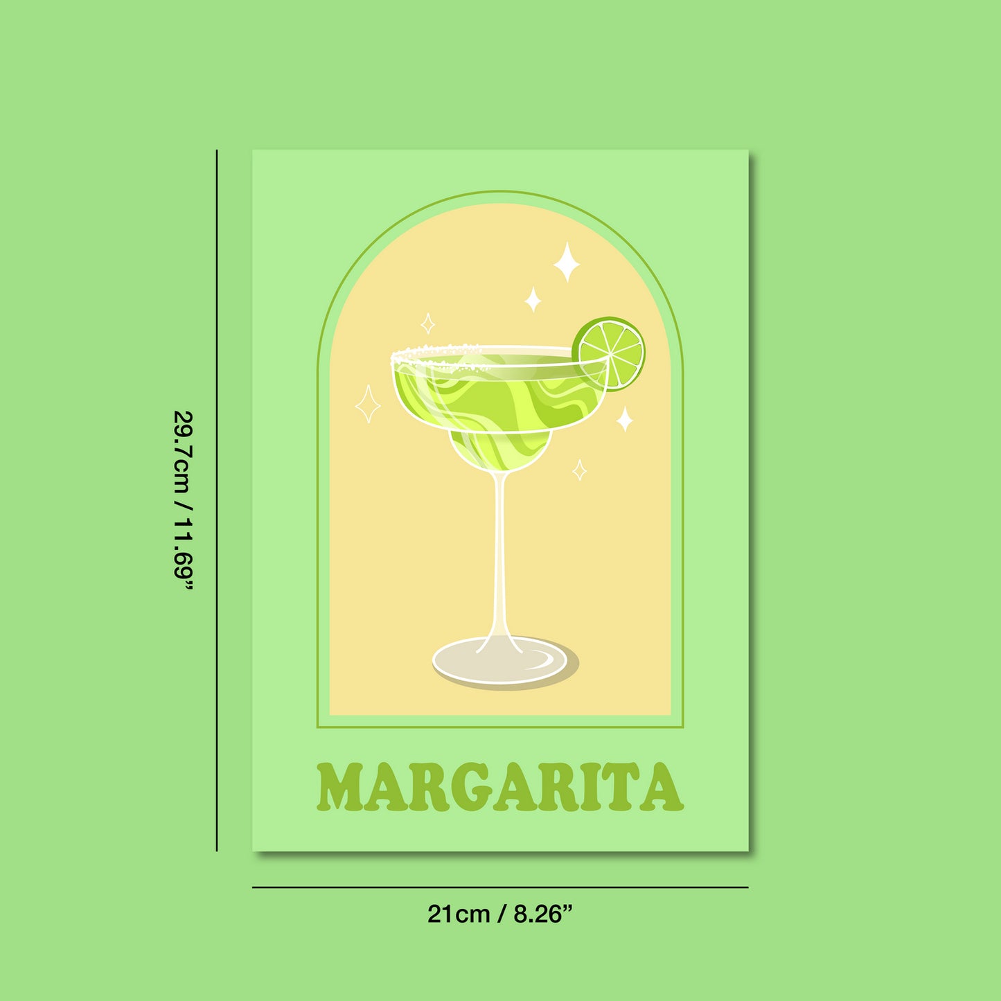 Margarita Art Print by Cocktail Critters
