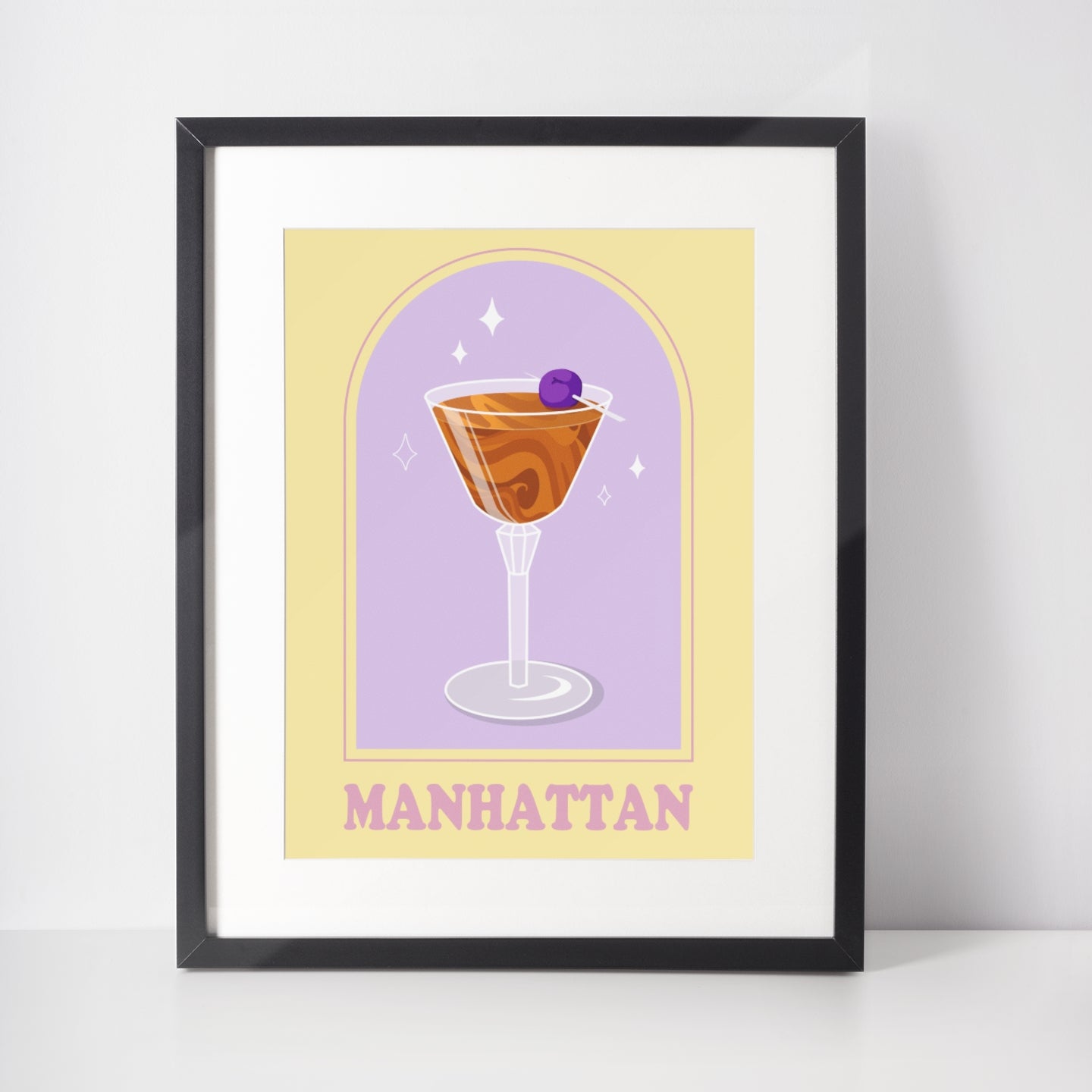 Manhattan Art Print by Cocktail Critters