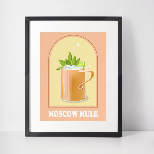 Moscow Mule Art Print by Cocktail Critters