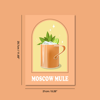 Moscow Mule Art Print by Cocktail Critters
