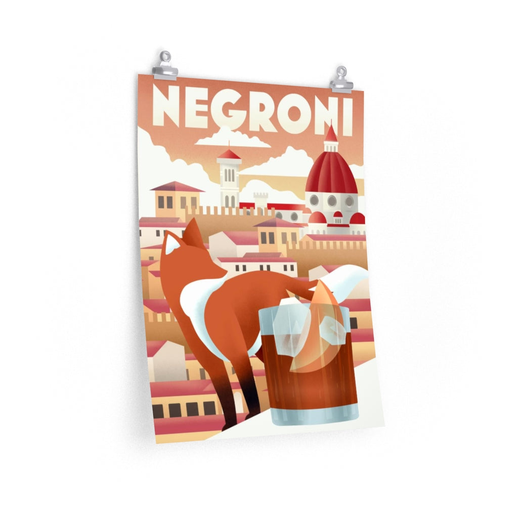Negroni in Milan Poster