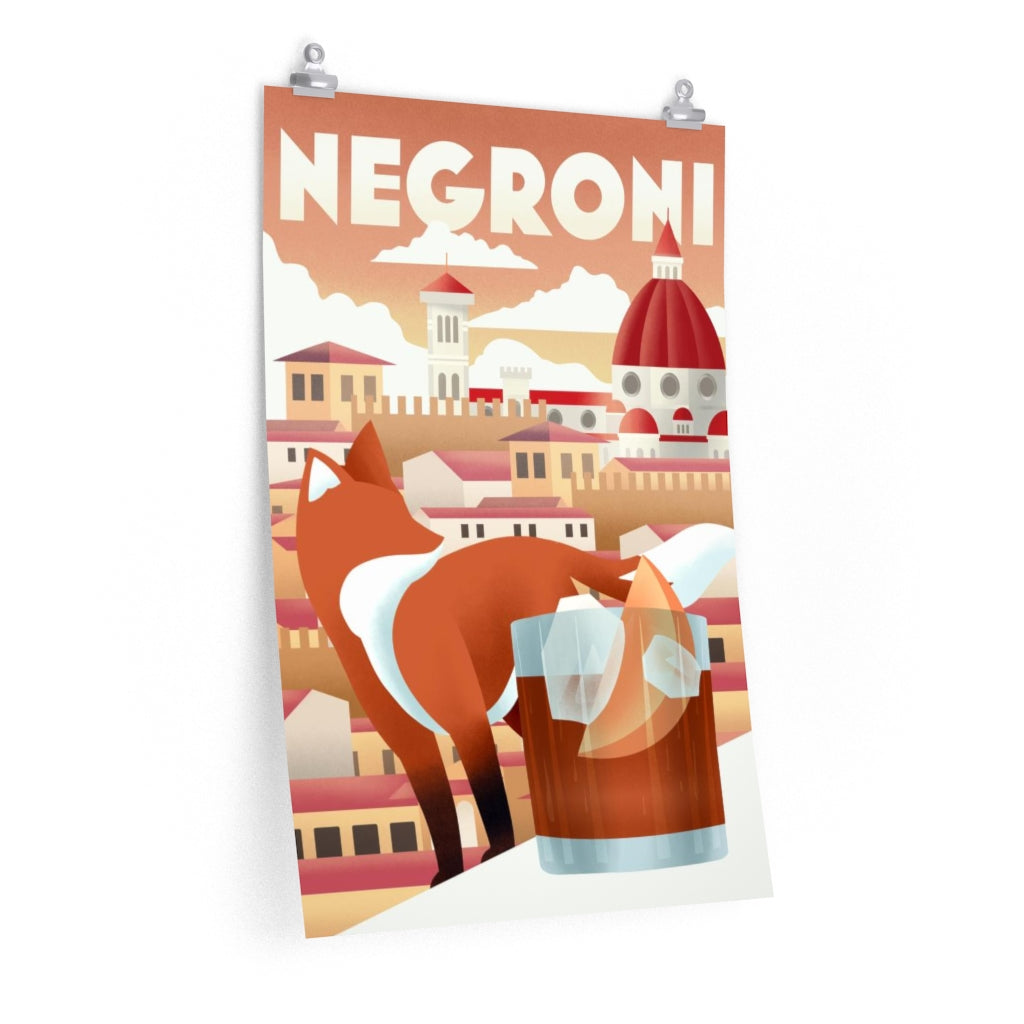Negroni in Milan Poster