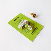 Bacardi Mojito Cocktail Enamel Pin by Cocktail Critters