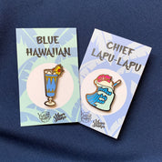 Tiki Pin Set (Blue)