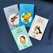 Blue Birds Pin Set
