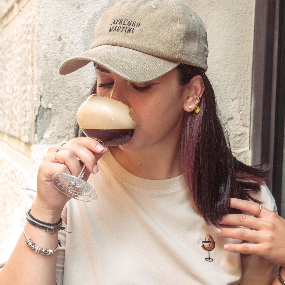 Espresso Martini Embroidered T-Shirt