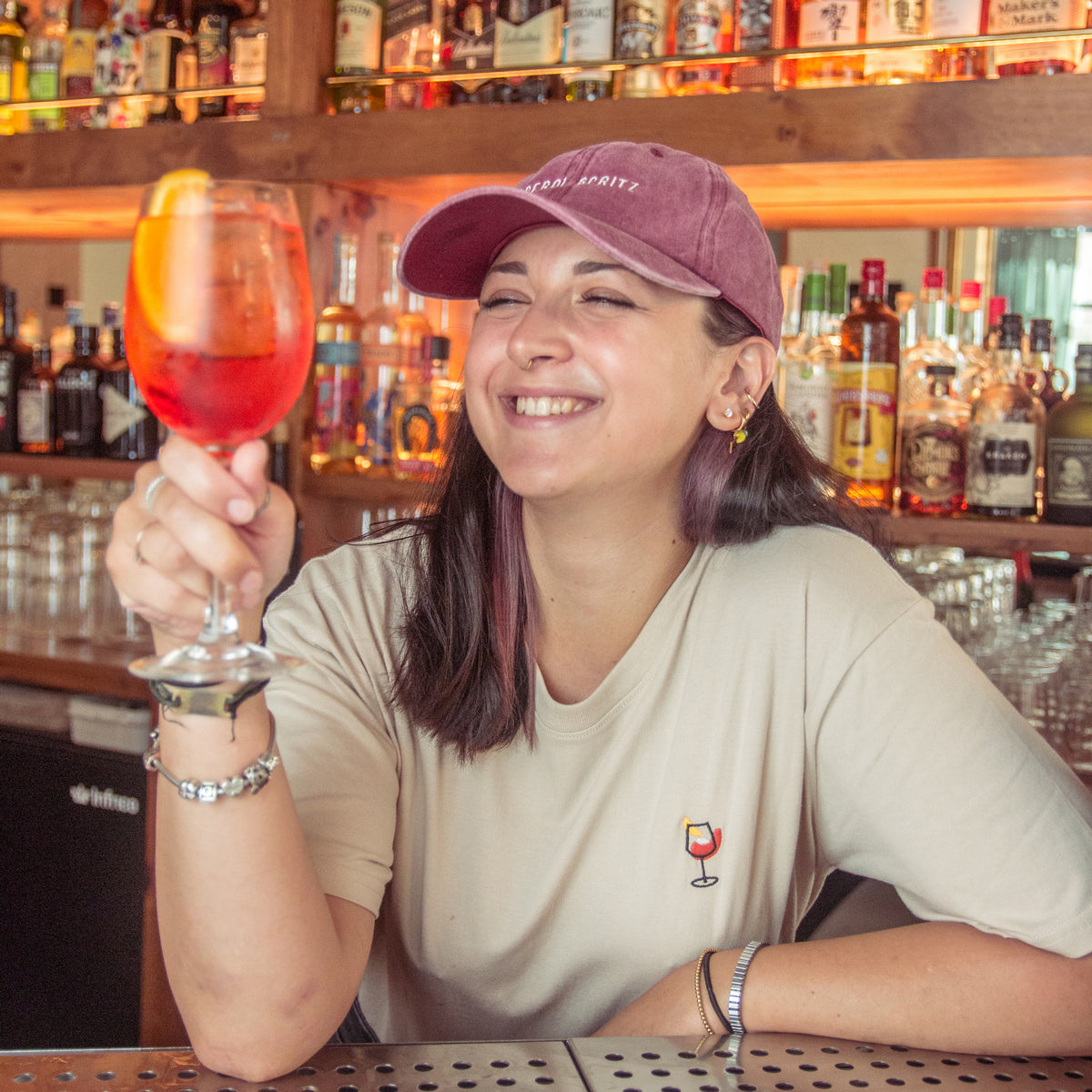 Aperol Spritz Dad Hat by Cocktail Critters