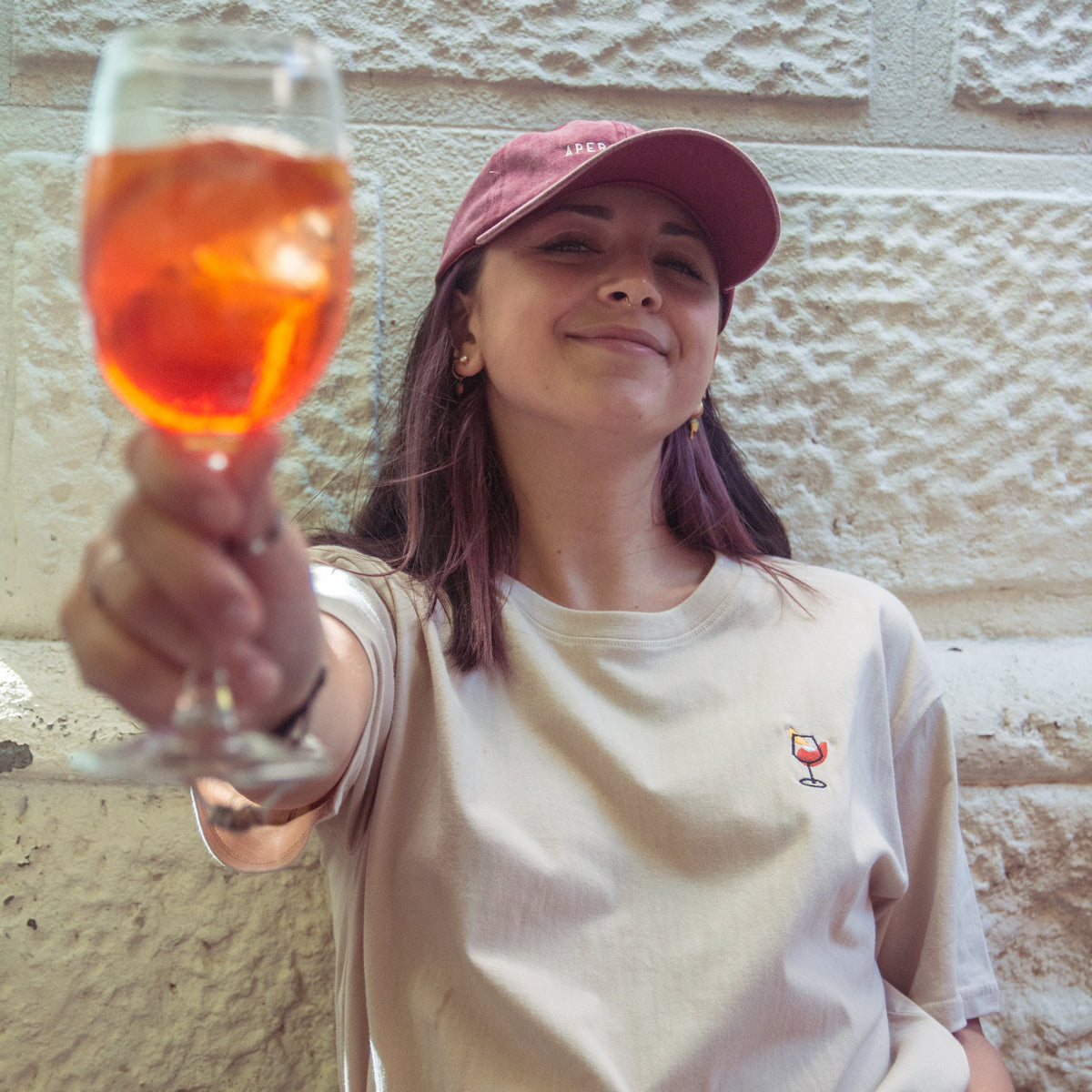 Aperol Spritz Dad Hat by Cocktail Critters