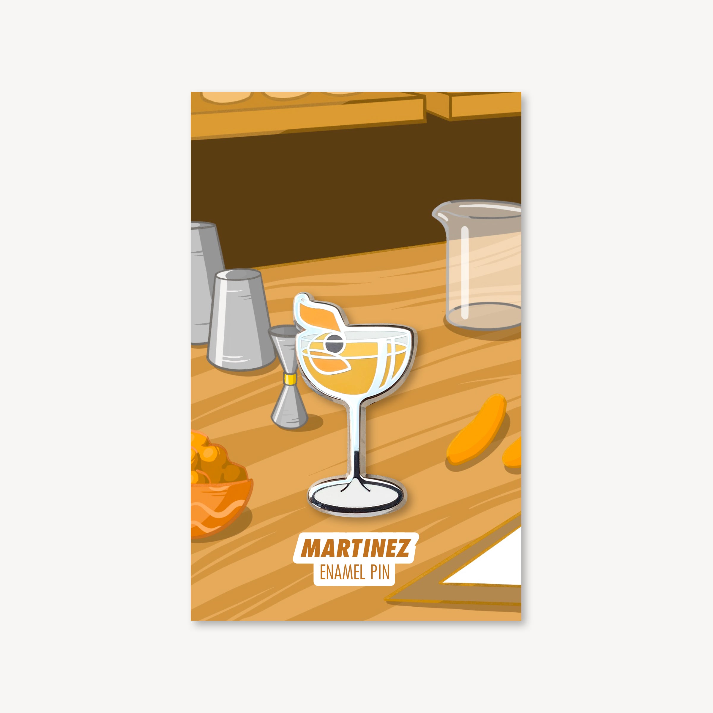 Martinez Cocktail Pin