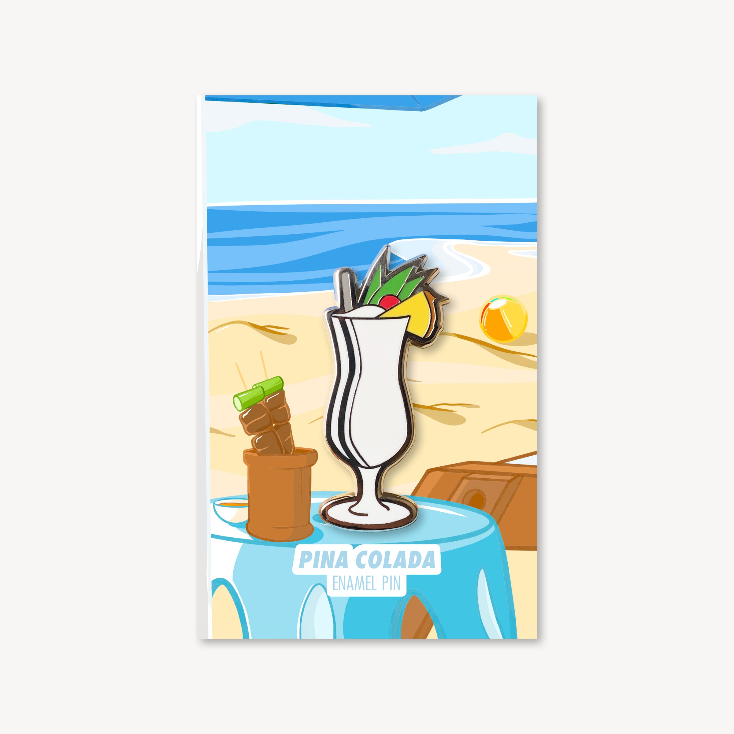 Piña Colada Cocktail Pin