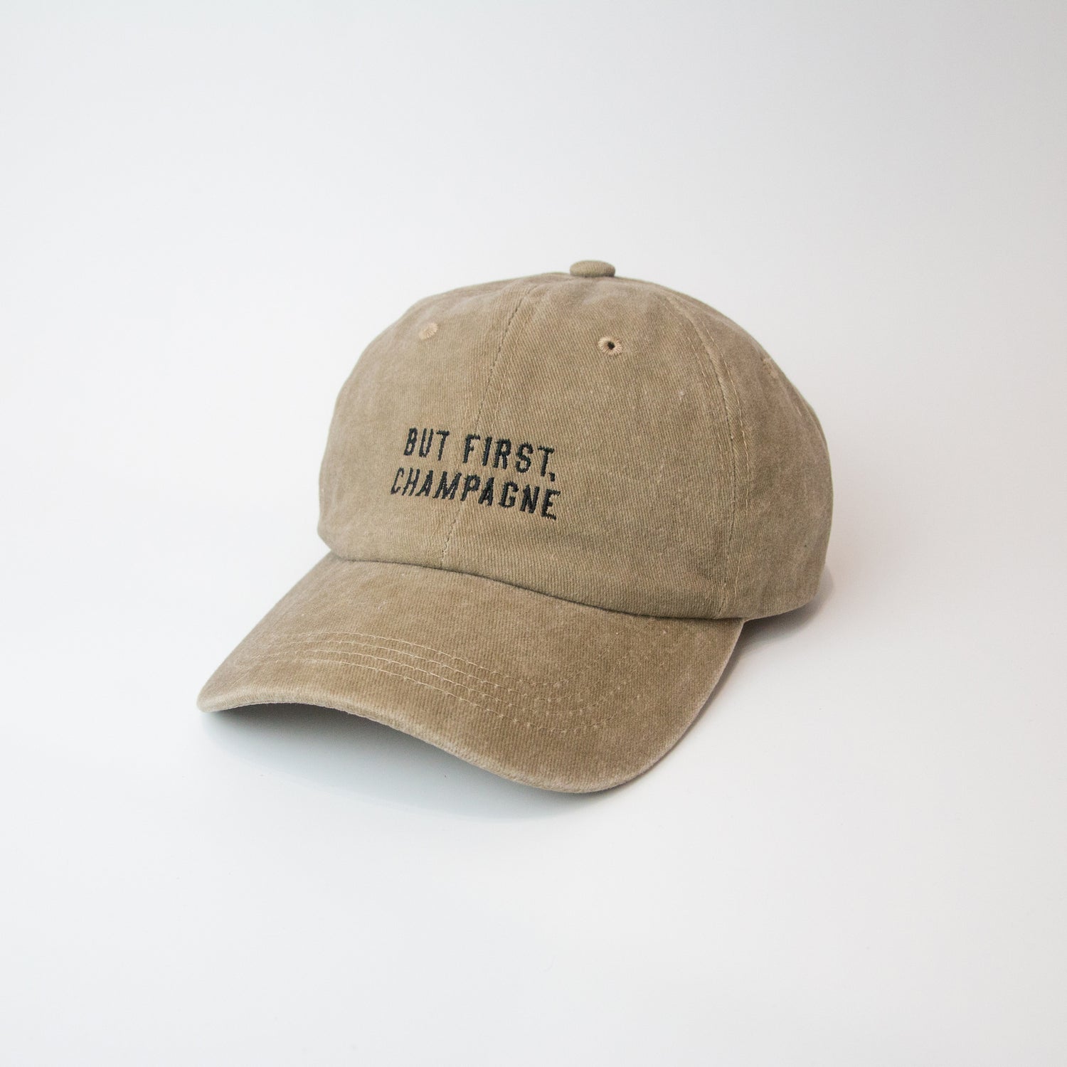 But First, Champagne Dad Hat by Cocktail Critters