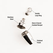 Smallest Cocktail Shaker Ever (Necklace)
