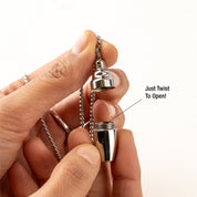 Smallest Cocktail Shaker Ever (Necklace)