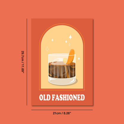 Old Fashioned Art Print by Cocktail Critters