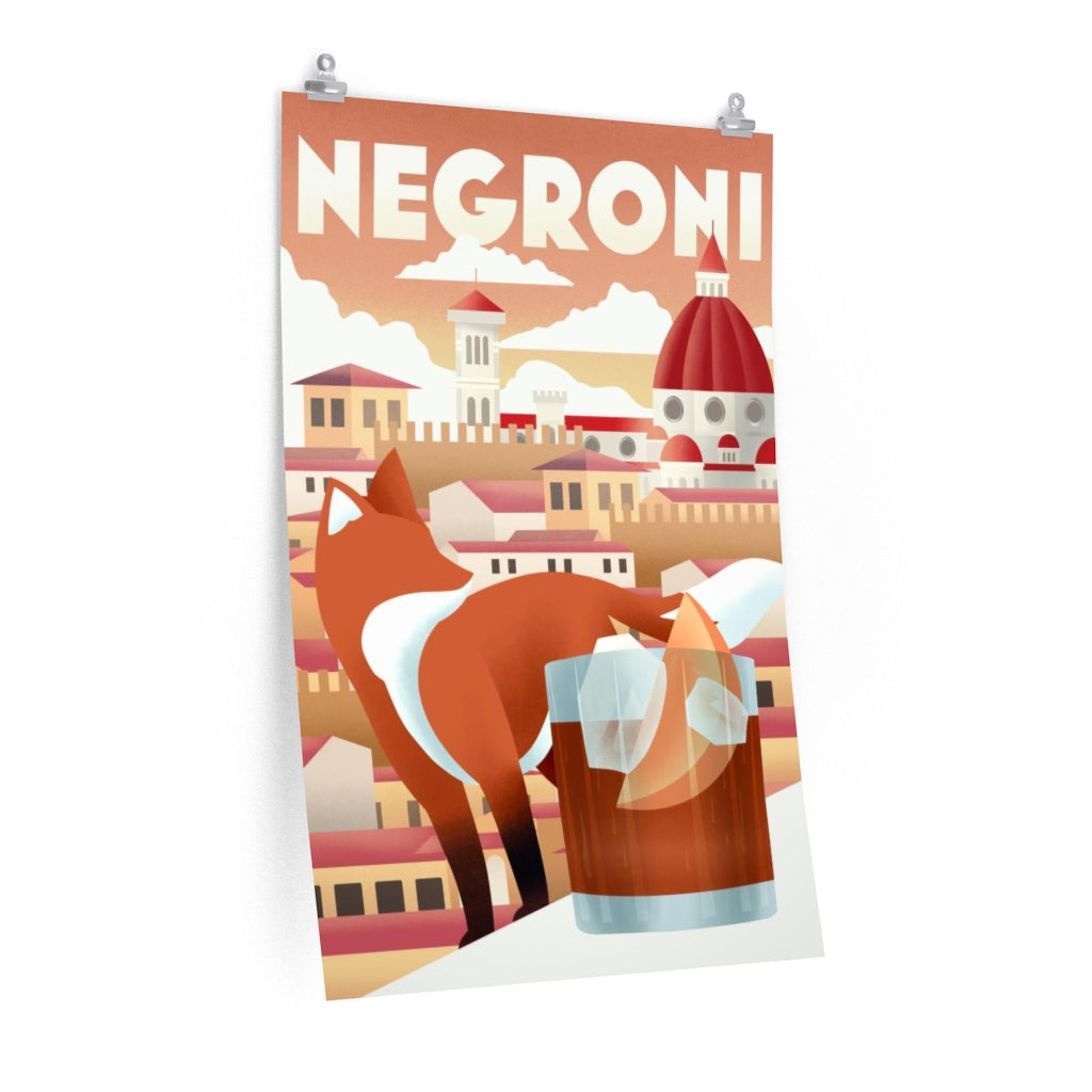 Negroni in Milan Poster