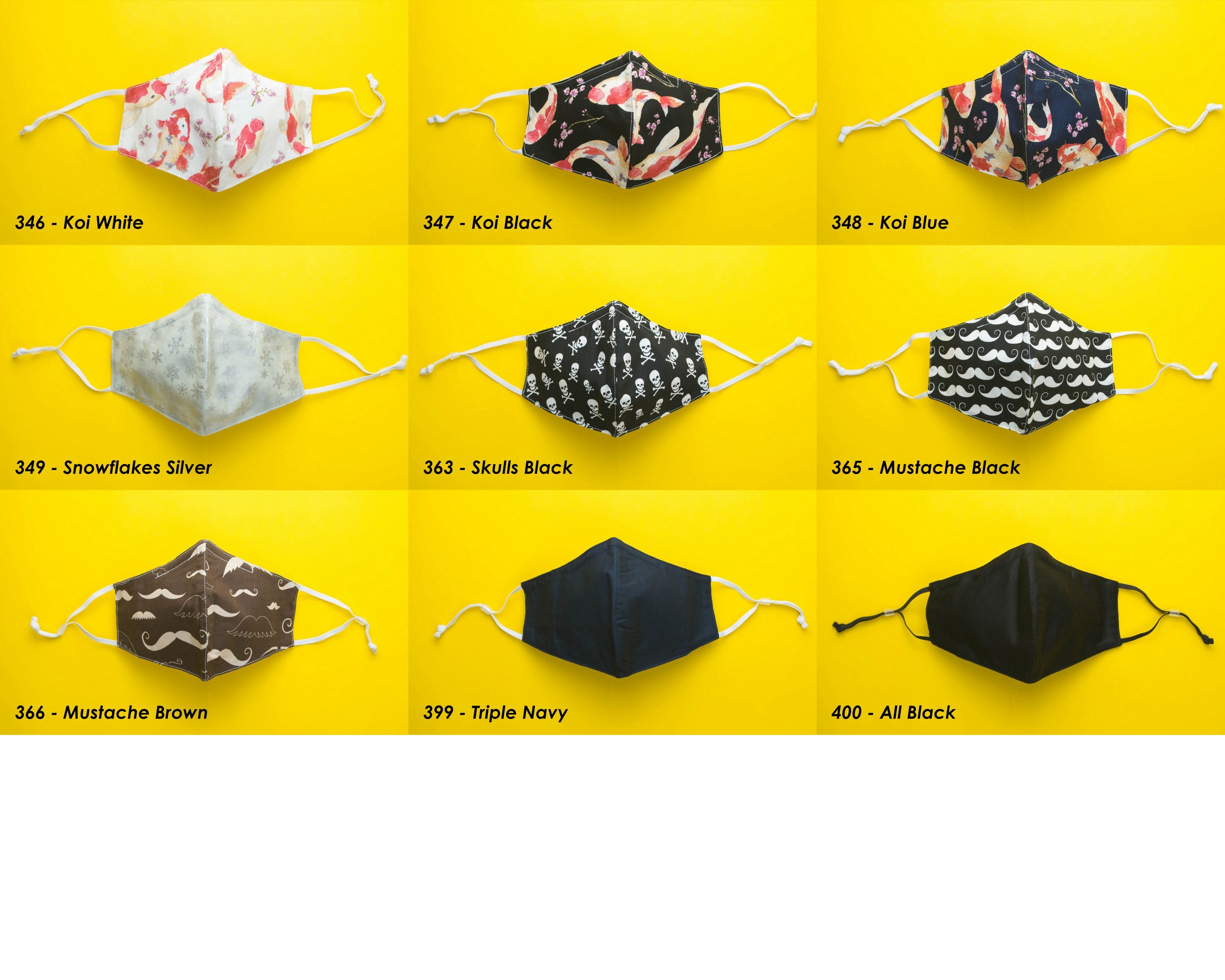 Assorted Reusable Face Masks