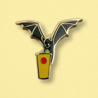 Bacardi Cuba Libre Cocktail Enamel Pin by Cocktail Critters