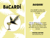 Bacardi Daiquiri Cocktail Enamel Pin by Cocktail Critters