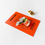 Bacardi Jungle Bird Cocktail Enamel Pin by Cocktail Critters