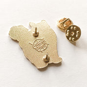 Rag Doll & Coffee Hard Enamel Pin by Cocktail Critters